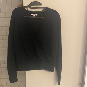 Madewell cross front sweater